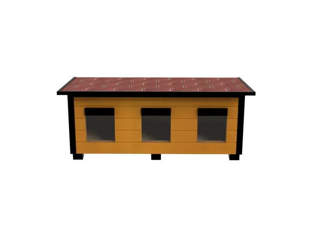 Cușcă Pisică Tripla, Izolată Termic, Cușcă Pisică Exterior PDSI3 Imagine 3