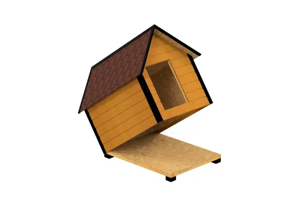 Rabatare Cusca Caine Model A Imagine 