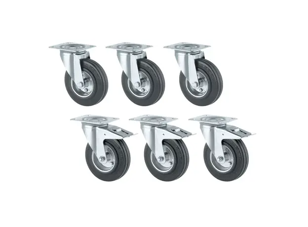 Set 6 Roți Cușcă Câine, image 