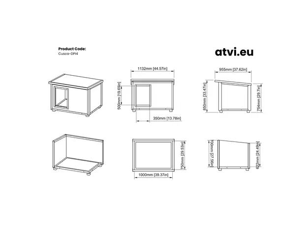 Cușcă Câine, Talie Extra Mare, Panouri Metalice Izolate Termic, Coțet Câine DPI4 Imagine 8