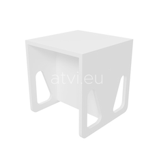 AtviKids Cubix Scaun Montessori Marime 2 Alb, imagine 