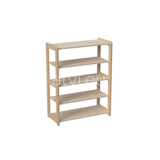 Montessori Toddler Toy Shelf for Toys and Books (H4 L2 R5) | Natural, image 