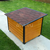 AtviPets Insulated Dog House With Folding Roof Bituminous Shingle Size 4, image , 14 image